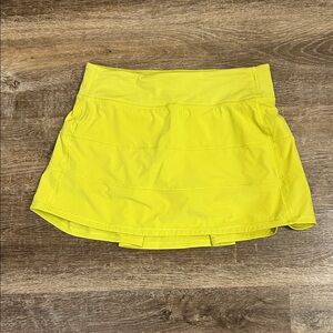 Lululemon Athletica Lime Green Skirt